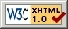 Valid XHTML