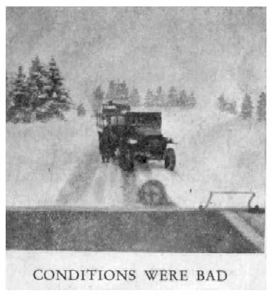 Conditions were Bad