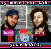 We challange you to a beard off!!!