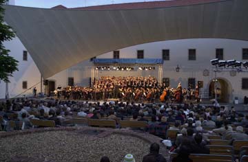 Concert in the courtyard of the Spilberk Castle