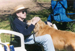 Samson at a horse show