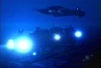 Trident escorted by Spectre