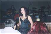 Sebnem singin' off stage