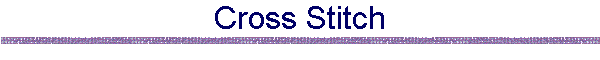 Cross Stitch
