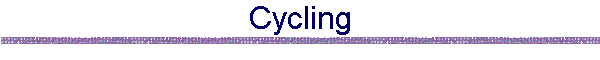 Cycling