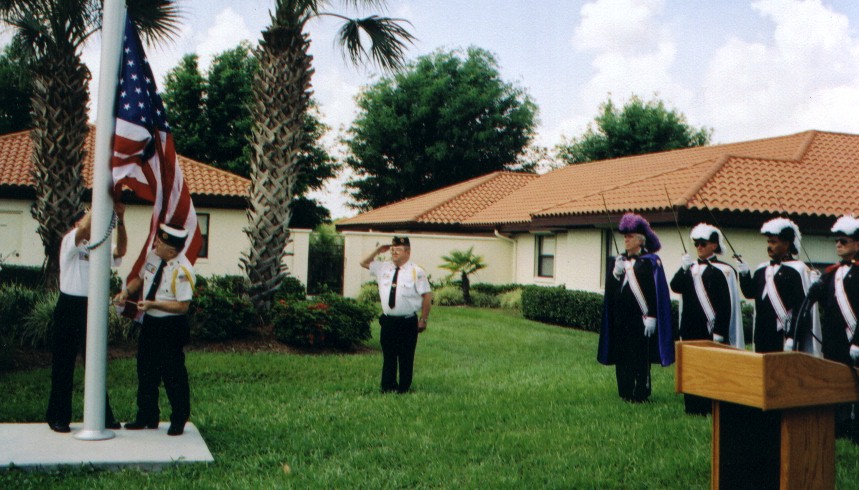 St James Flag Pole Ceremony