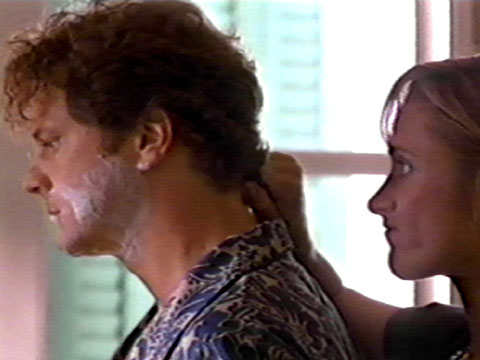 Colin Firth and Caroline Goodall