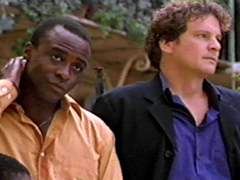 Colin Firth and Ariyon Bakare