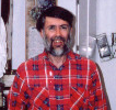 Steve Sedberry in Sharon's Kitchen, Dec. 2001