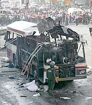 Bus bombing in Jerusalem