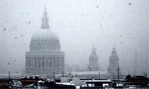 London snowstorm
