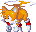 Tails tired from flight