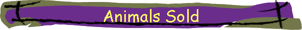 Animals Sold