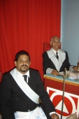 Da esquerda para direita - Os Irm�os Adelmo e Thomaz da Loja Segredo e Verdade n�06
