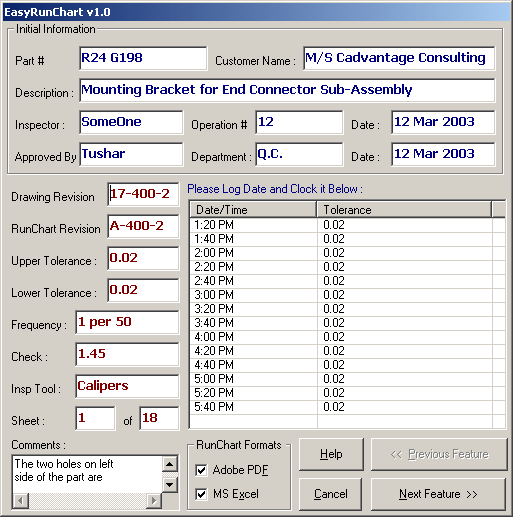 EasyRunChart (18 kb)