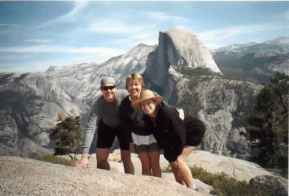 This would be Merri Leigh and Terri after our brutal uphill hike for 4+ miles. We are stuck in this bent over position for the rest of the trip.