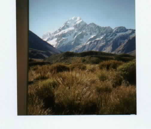 This amazing view is from the "long drop" (porta-potty)