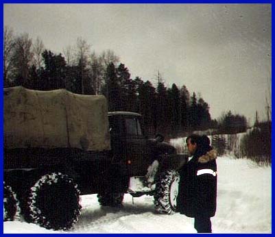 Broke down in southern Siberia. No AAA here