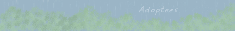 The Adoptees, little budding flowers in the Misty Rain Garden