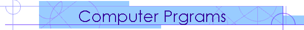 Computer Prgrams