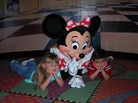 posing with Minnie