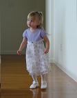 See my pretty dress?