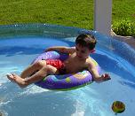 chillin in the pool
