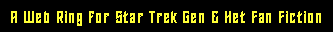 A Web Ring for Star Trek Gen