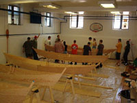 Thanks to Dr. Richard Knaub & Kevin Kegler of Daemen College our Co-Ed Venture Crew's first project is the construction of five canoes, which will become property of the Venture Crew when finished. If you are between 14 and 21 years of ageand you don't want to miss the next exciting Venture Crew project, stop in the Center to sign up now. The Seneca Babcock Venture Crew is registered with the Boy Scouts of America, generously sponsored by the Oishei Foundation.