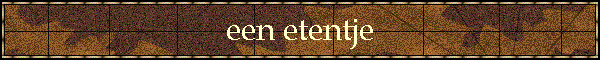 een etentje