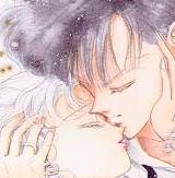 Mamoru holding Usagi