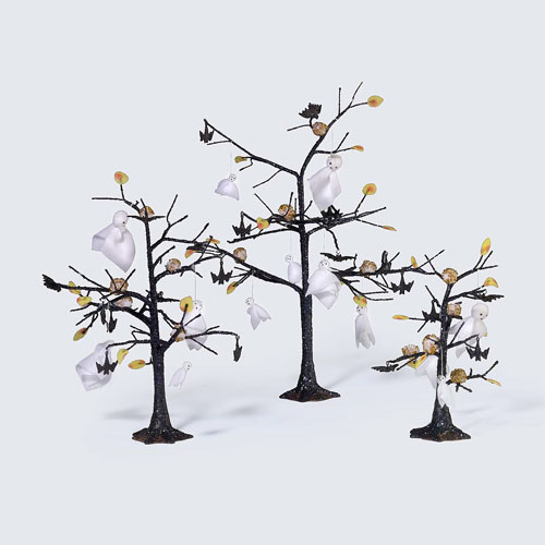 Bats N' Spooks Trees Set $17.50
