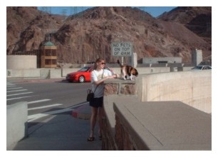No pets on top of dam