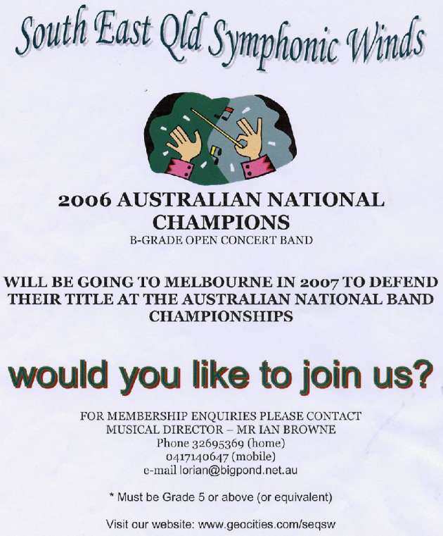 Invitation to National Championships in 2007