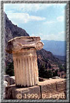 Broken Column, Delphi, Greece