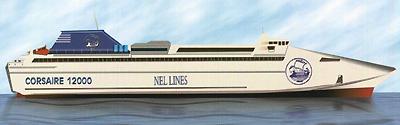 Nel Lines - High Speed ferry&nbsp; CORSAIRE 12000