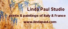 Linda Paul Studio - On-line shopping for bas-relief & egg tempura original contemporary art paintings!&nbsp; Limited edition canvas prints of French & Italian architecture, village life, landscapes, still life & ballet.