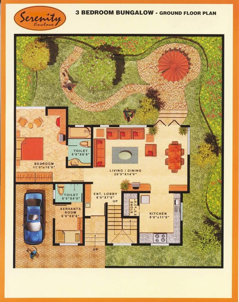 3 BHK-Ground 