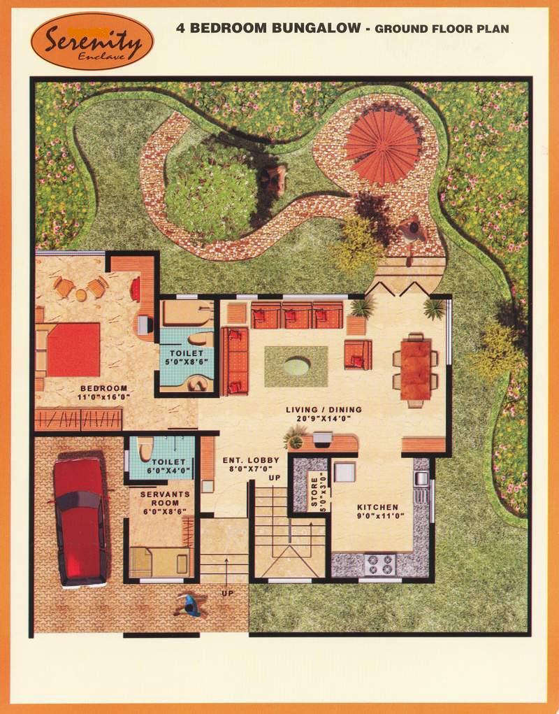 4 BHK-ground 