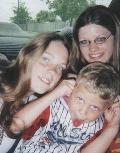 My cousins Theresa and Jesse, then me