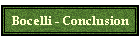 Bocelli - Conclusion