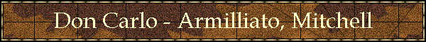 Don Carlo - Armilliato, Mitchell