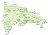 Mapa Politico de la Republica Dominicana