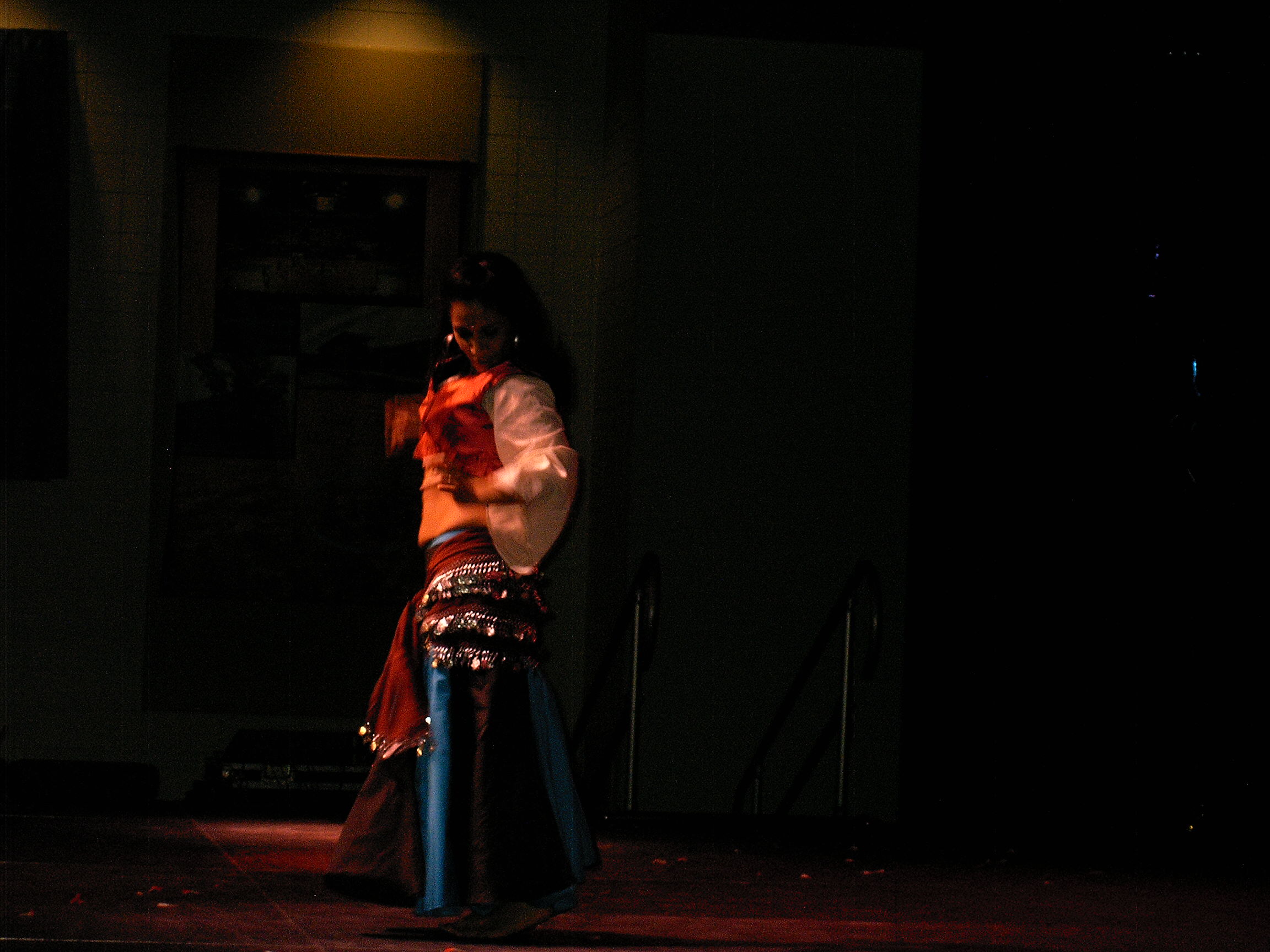 In 2006, Safir Dunya performed a belly dance solo to a large audience at International Night at SDSU