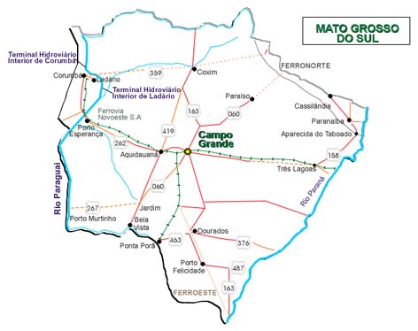 MAPA FERROVI�RIO