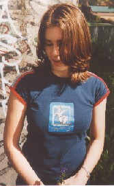 Navy with Red tee