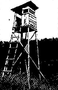 Hochsitz in deutschen W&auml;ldern
