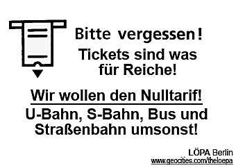 Tickets sind was f&uuml;r Reiche!