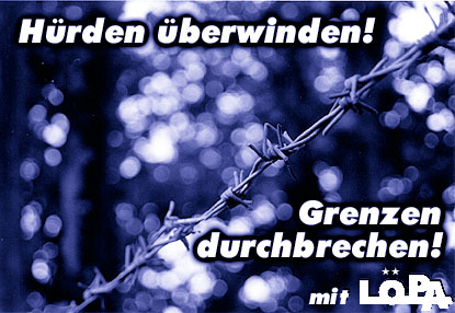 H&uuml;rden &uuml;berwinden! Grenzen durchbrechen!