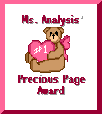 Ms-Analysis' Precious Page Award